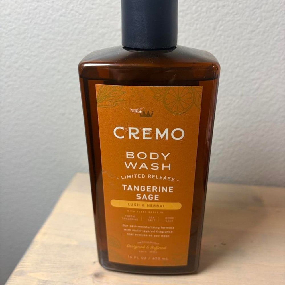 Cremo Tangerine Sage Body Wash Limited Release 16 fl oz Lush Herbal Scent